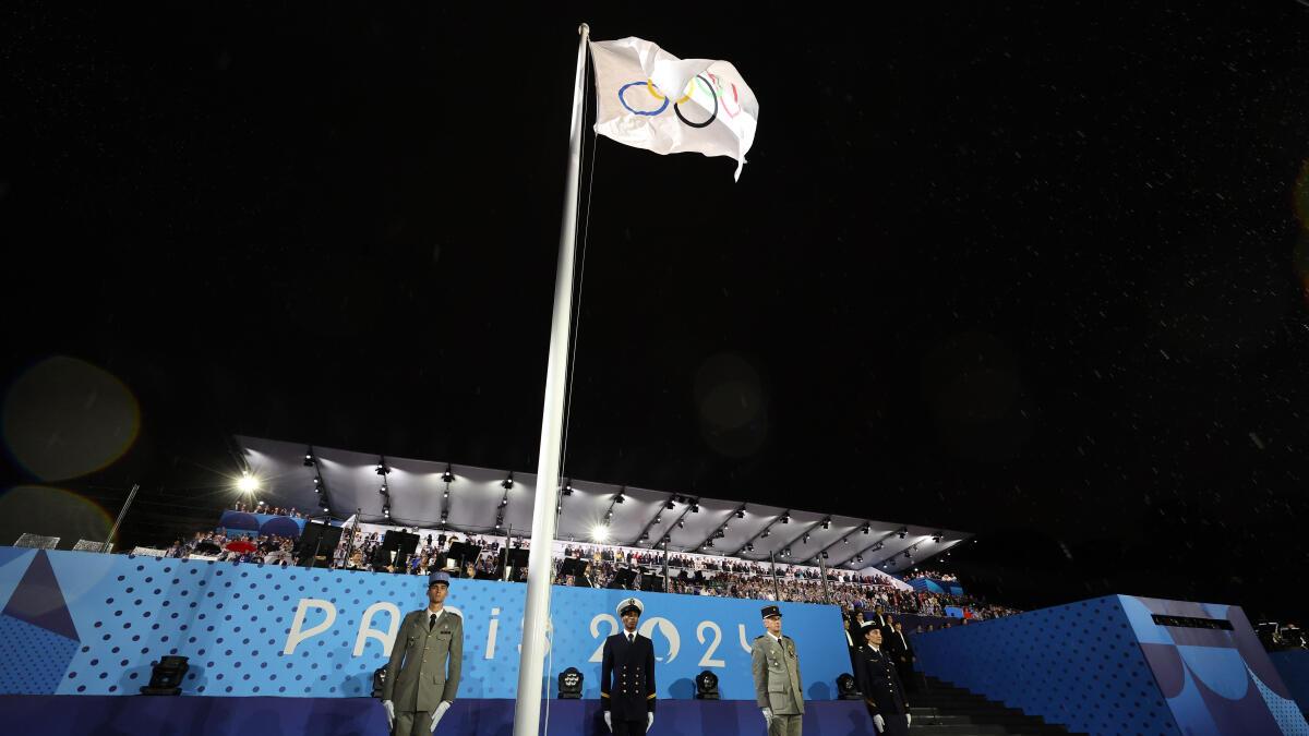 Olympic Flag Upside Down Paris A Symbol Of Protest And Meaning